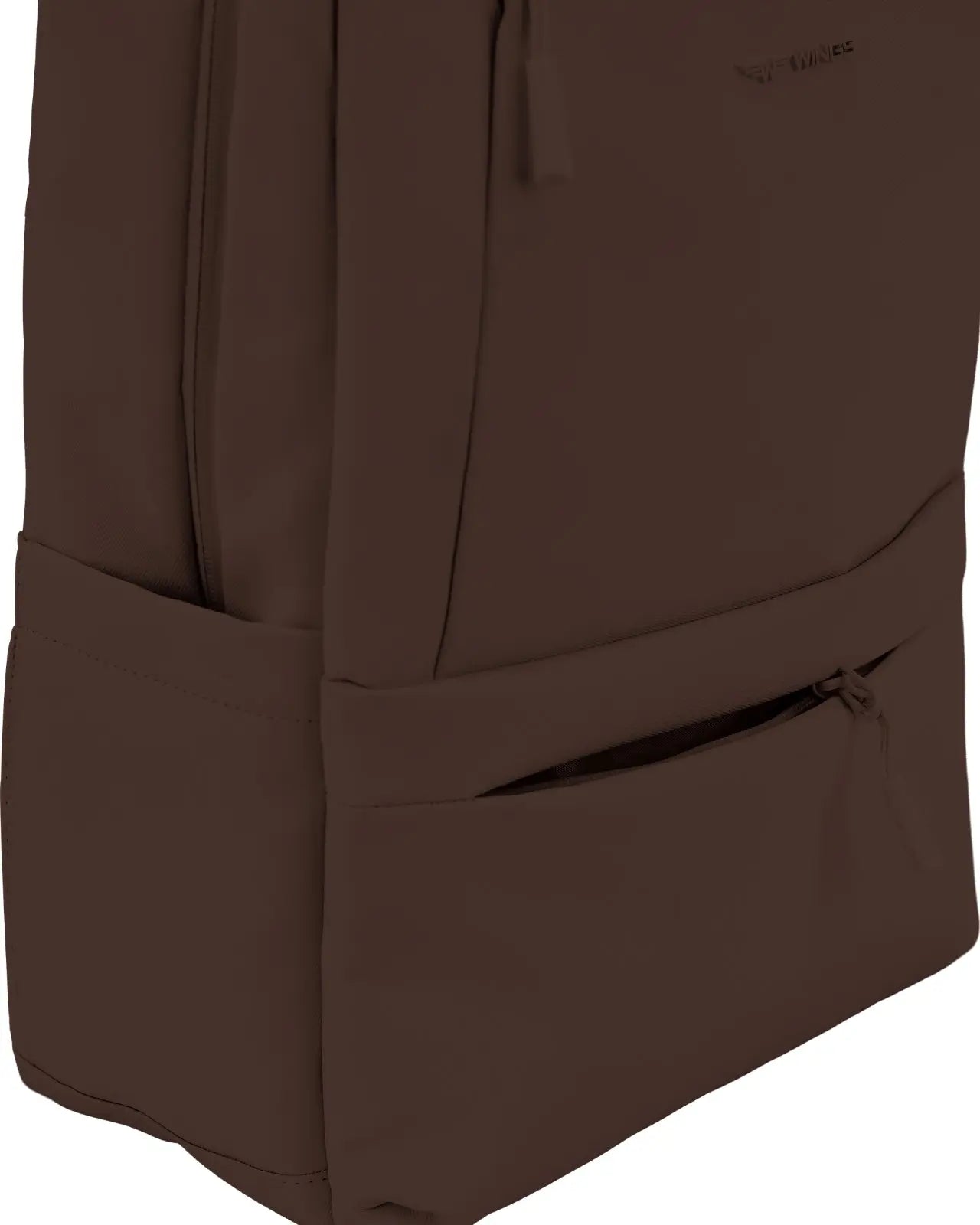 Plecak kabinowy WINGS CBP003 bagaż z kieszenią na laptop do pracy i podróży CHOCOLATE BROWN CABIN BACKPACK