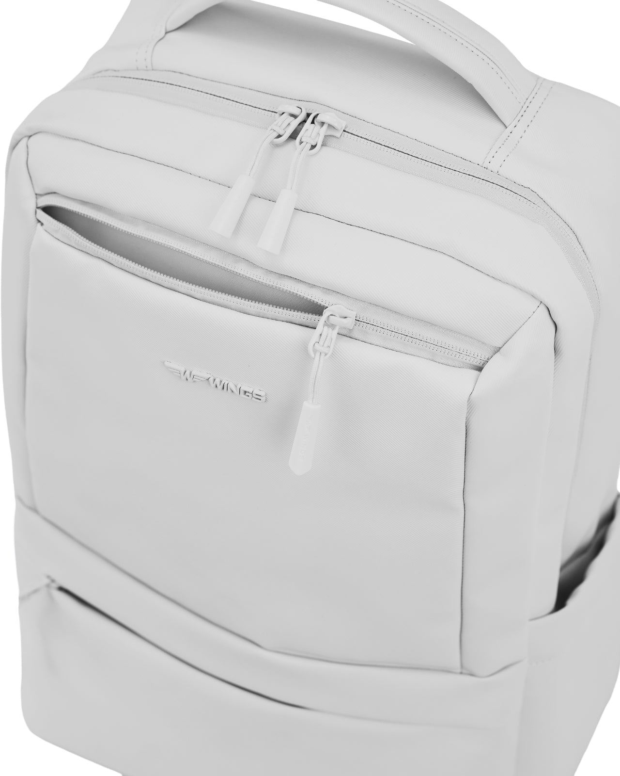 WINGS CBP003 handbagagerugzak met laptopvak en rugventilatiesysteem, grijs