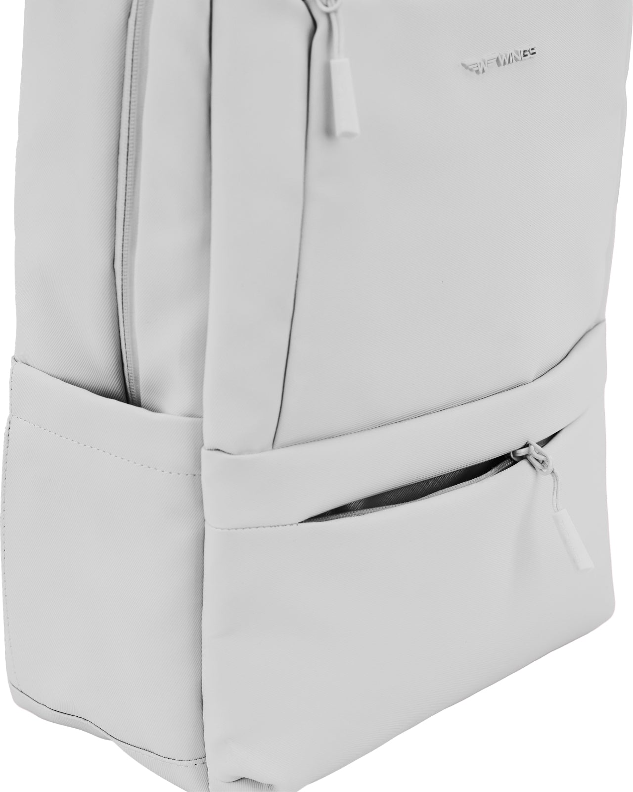 WINGS CBP003 handbagagerugzak met laptopvak en rugventilatiesysteem, grijs