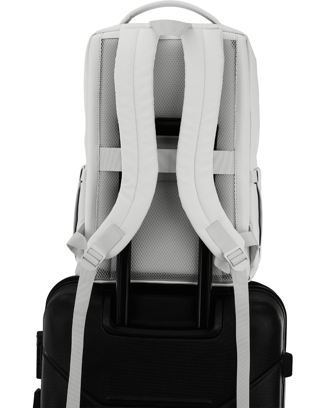 WINGS CBP003 handbagagerugzak met laptopvak en rugventilatiesysteem, grijs