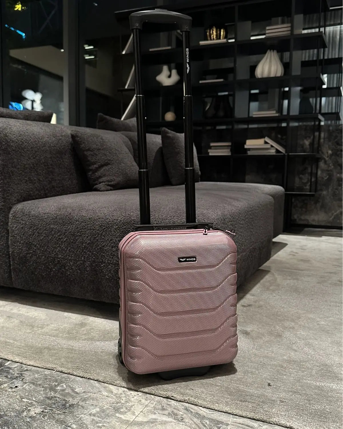 Walizka kabinowa mini Wings CRAKE 16" ROSE GOLD CRAKE COLLECTION