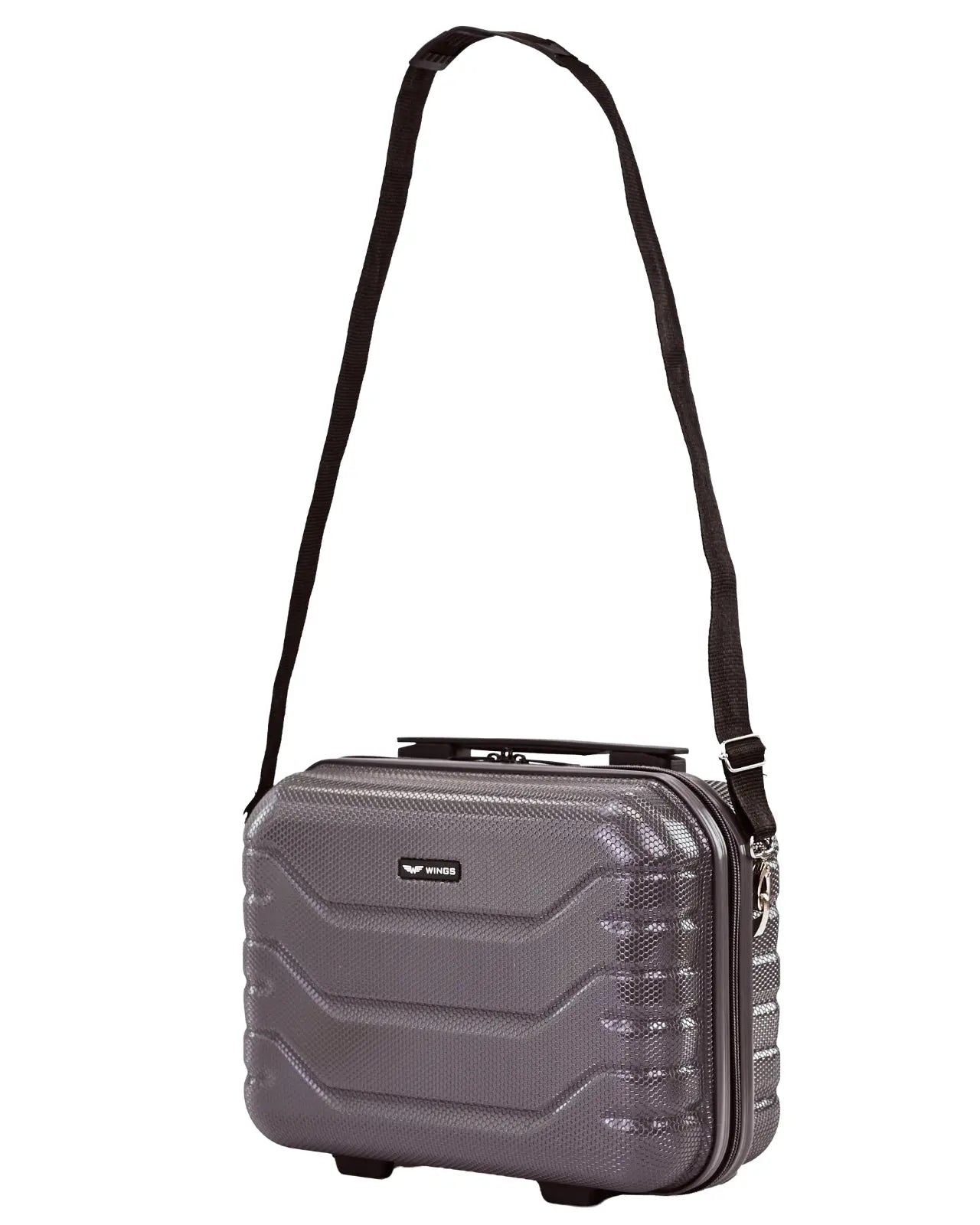 Kuferek podróżny Wings CRAKE kosmetyczka 14" DARK GREY CRAKE COLLECTION