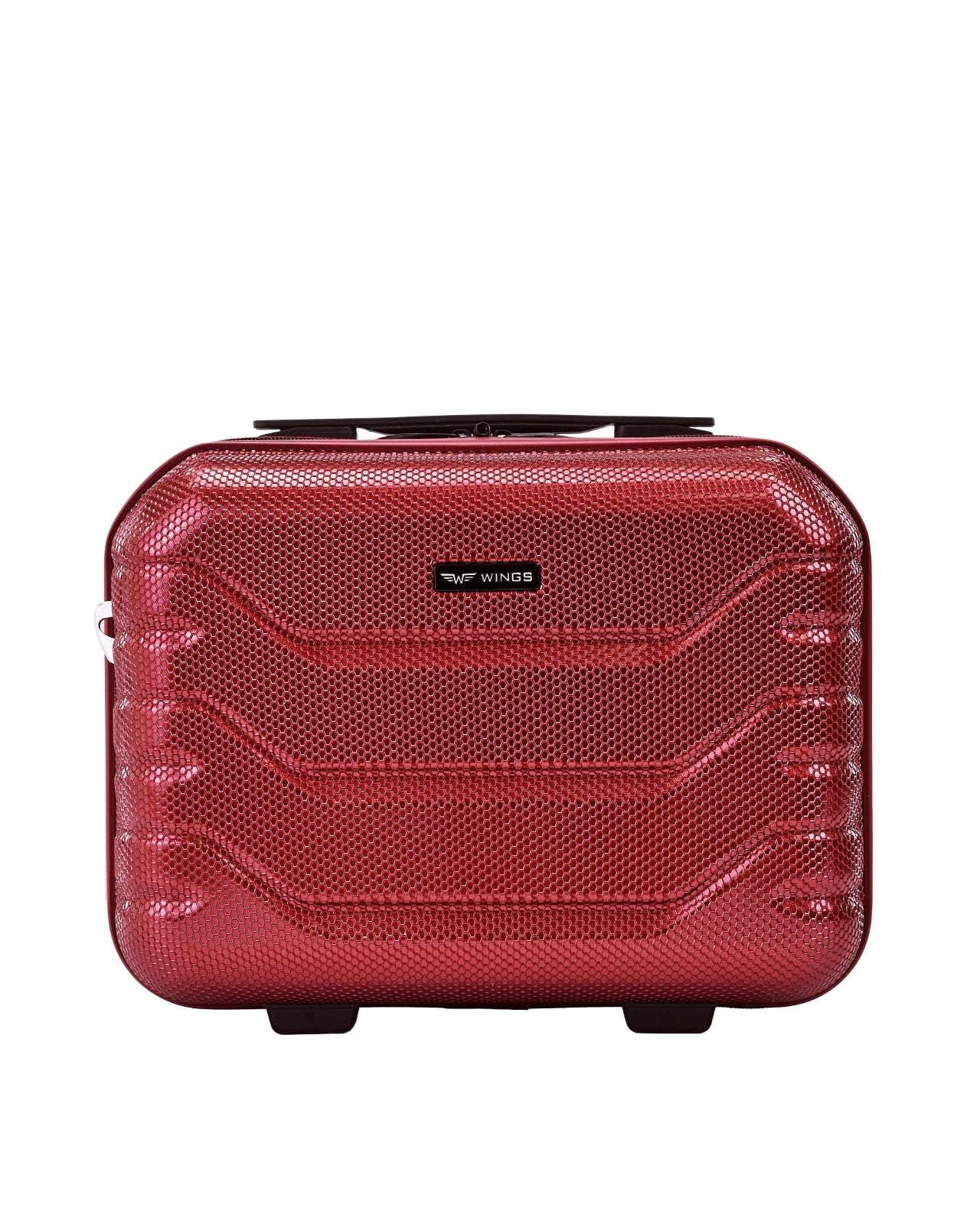 Cestovní kufřík Wings CRAKE kosmetická taštička 14" VÍNOVĚ ČERVENÁ