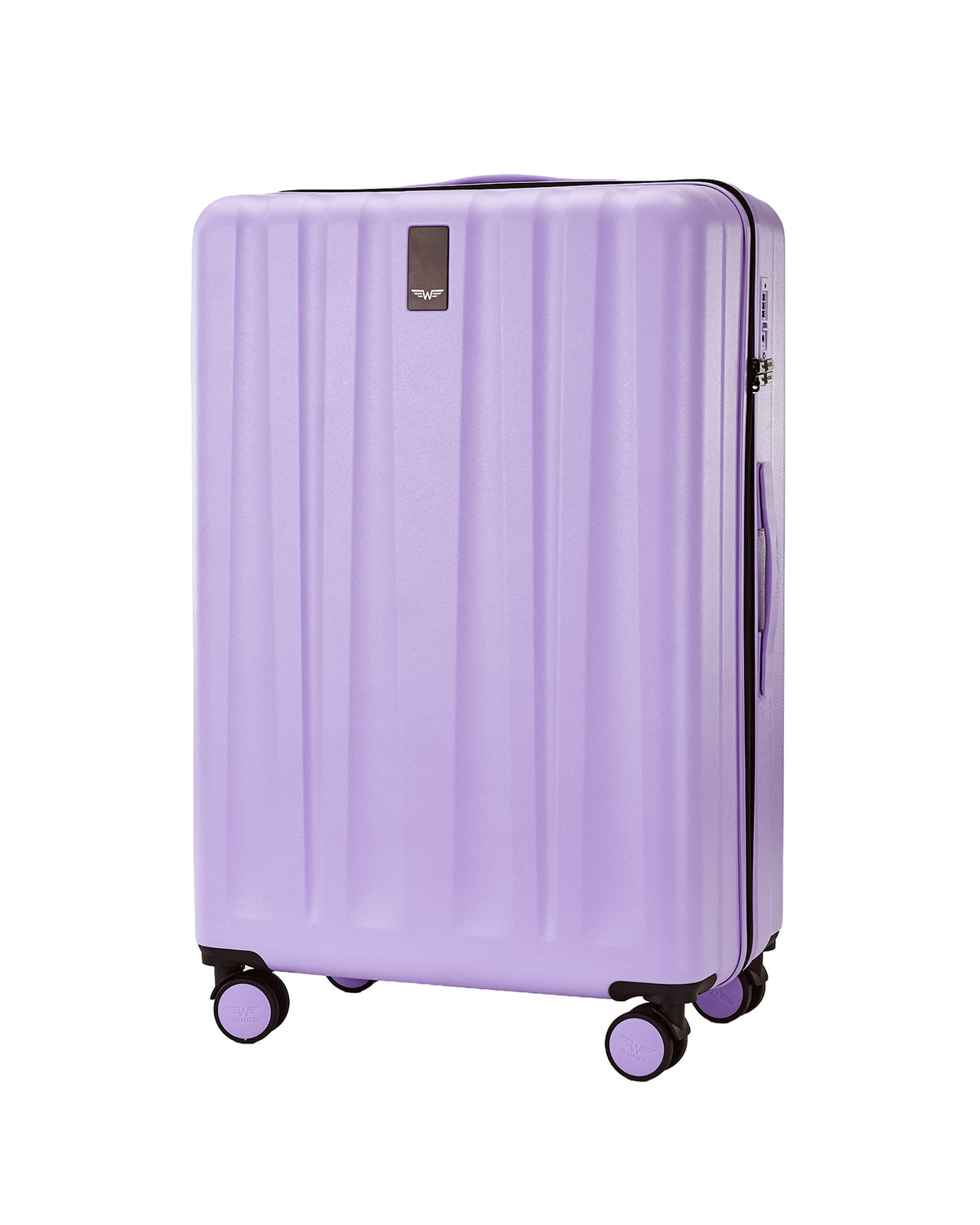 Large WINGS GREBE 28" suitcase WHITE PURPLE