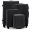 Σετ 4 βαλιτσών WINGS HARRIER S M L + 16” ταξιδιωτικό σετ BLACK
