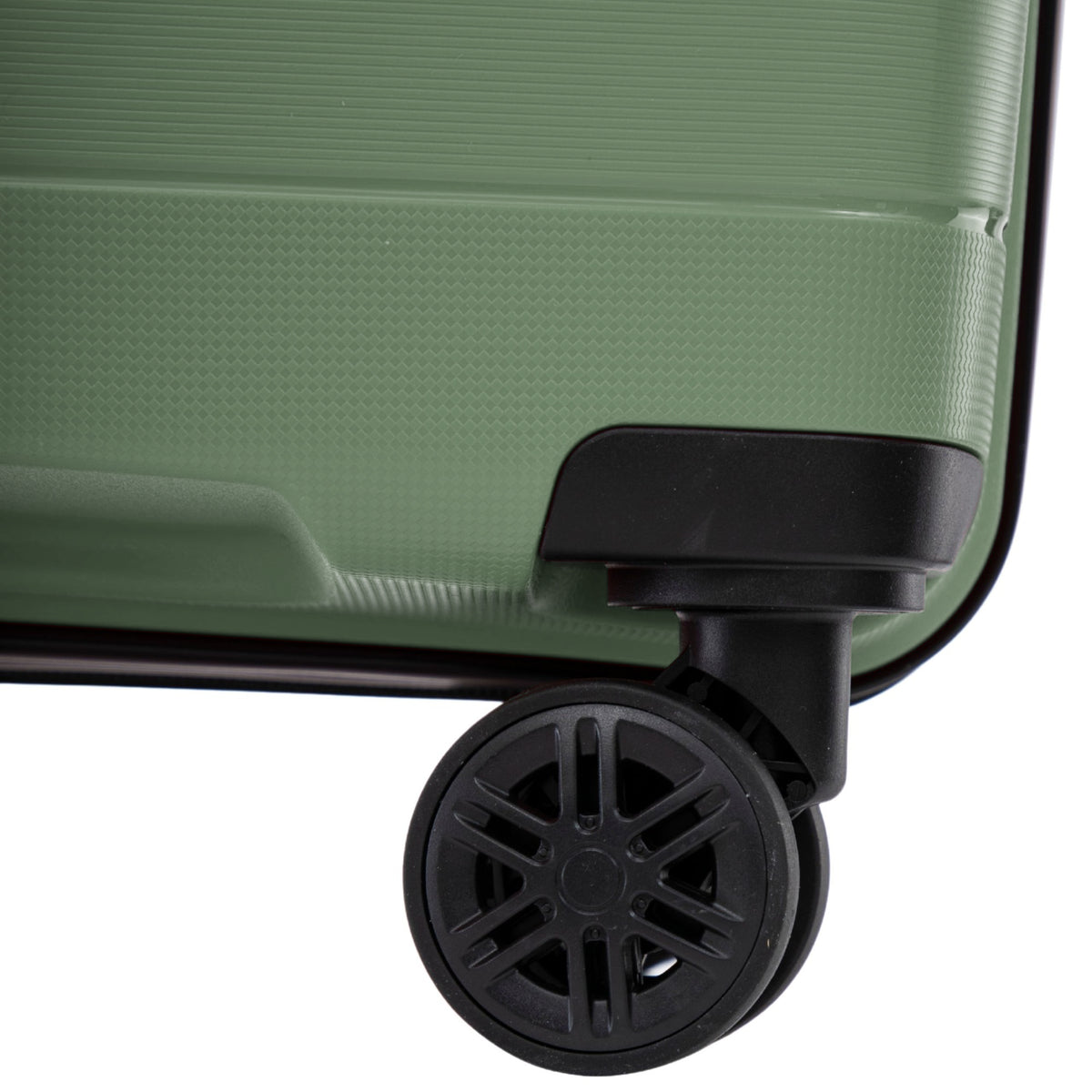 Wings HAWFINCH 3.0 set of 3 polypropylene suitcases BLACKISH GREEN