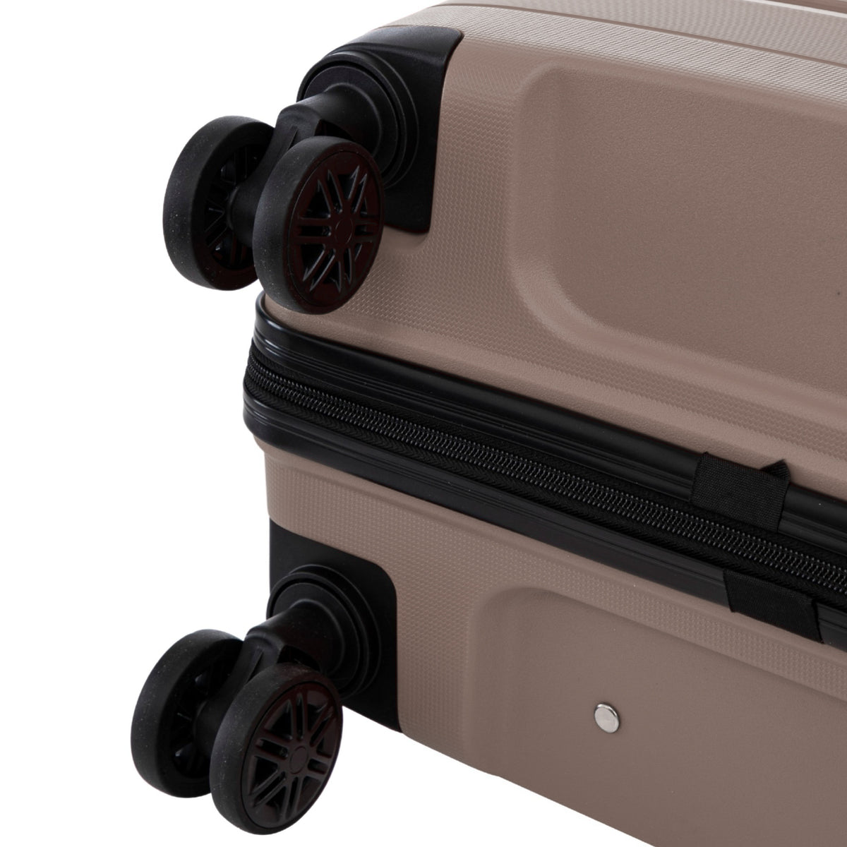 Wings HAWFINCH 3.0 set of 3 polypropylene suitcases COFFEE