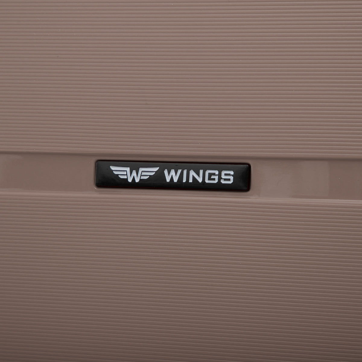 Wings HAWFINCH 3.0 set of 3 polypropylene suitcases COFFEE