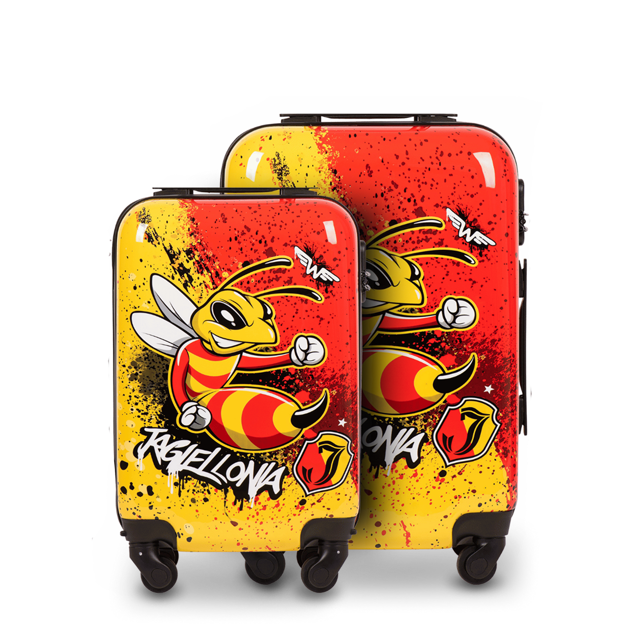 Súprava 2 kabínových kufrov S+XS Wings x Jagiellonia BEE