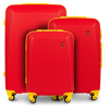 Set od 3 kofera Wings x Jagiellonia CRVENI