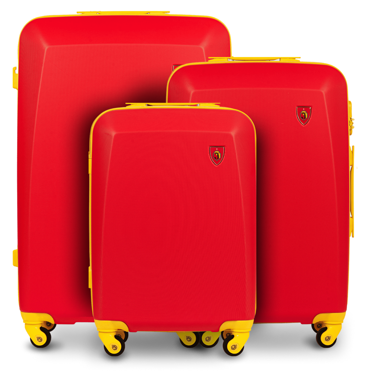 Set od 3 kofera Wings x Jagiellonia CRVENI