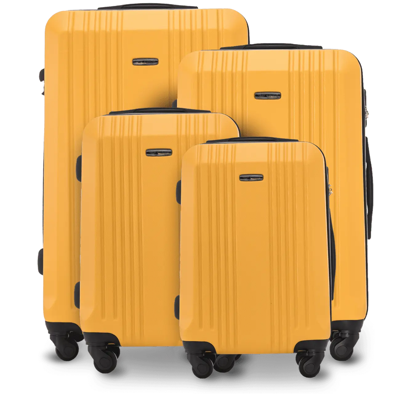 Komplet 4 walizek Wings KESTREL Yellow KESTREL COLLECTION