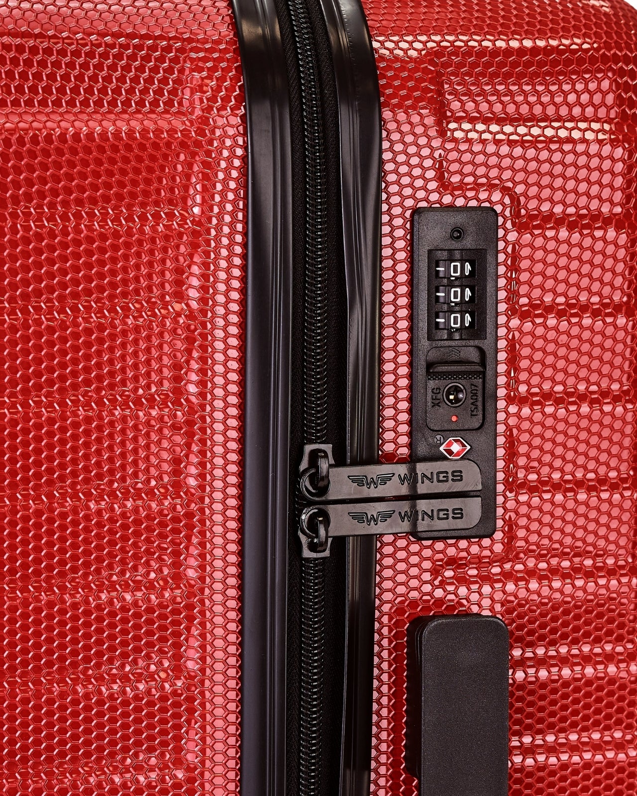 Куфар за ръчен багаж WINGS PC SEA EAGLE 2.0 20" RED