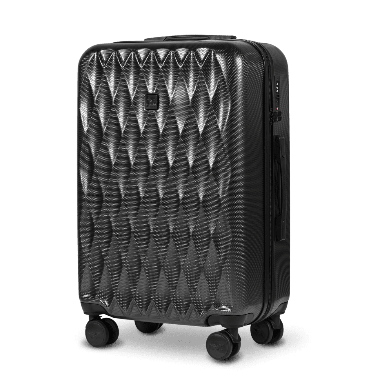 Stredne veľký kufor Wings PC Golden Eagle 24" tmavosivý