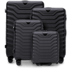 Set od 4 kofera Wings PEAFOWL CRNI