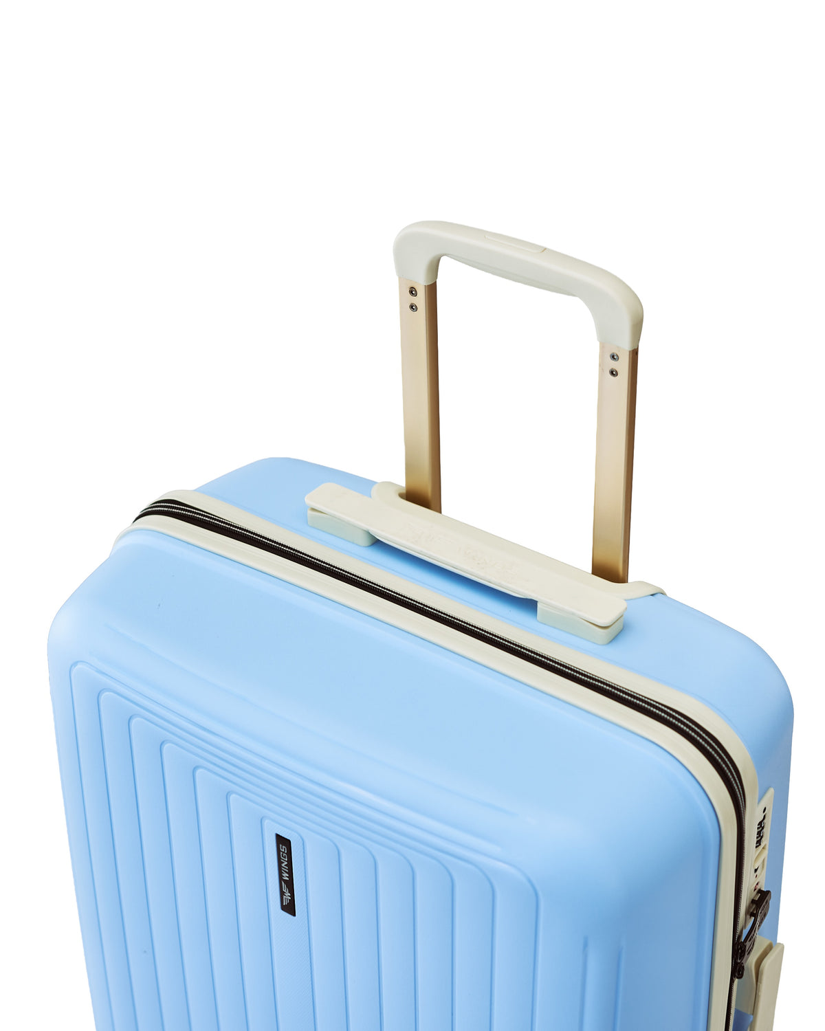 LARGE WINGS PUFFIN 28" SUITCASE LIGHT BLUE
