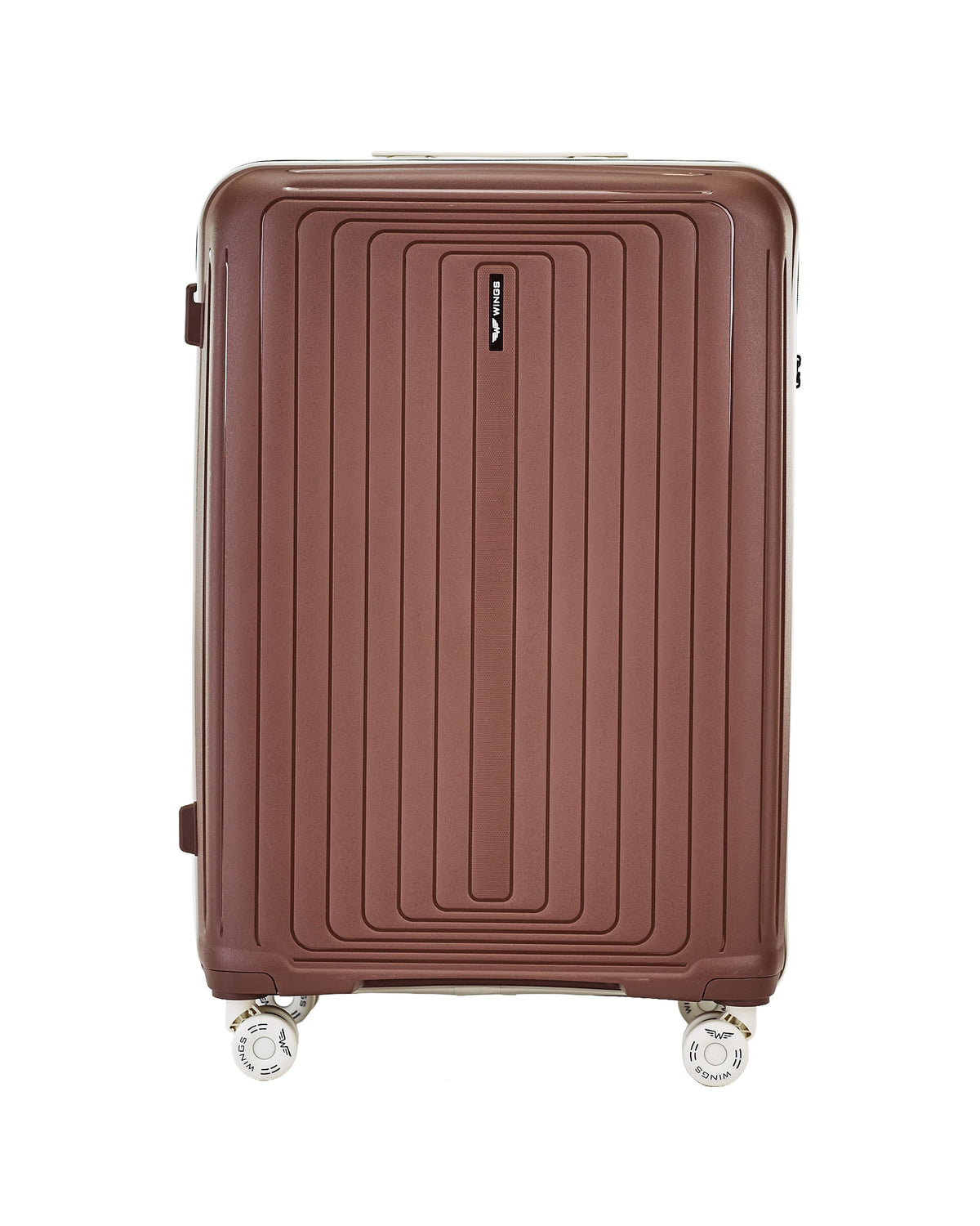 LARGE WINGS PUFFIN 28" SUITCASE CHOCOLATE BROWN