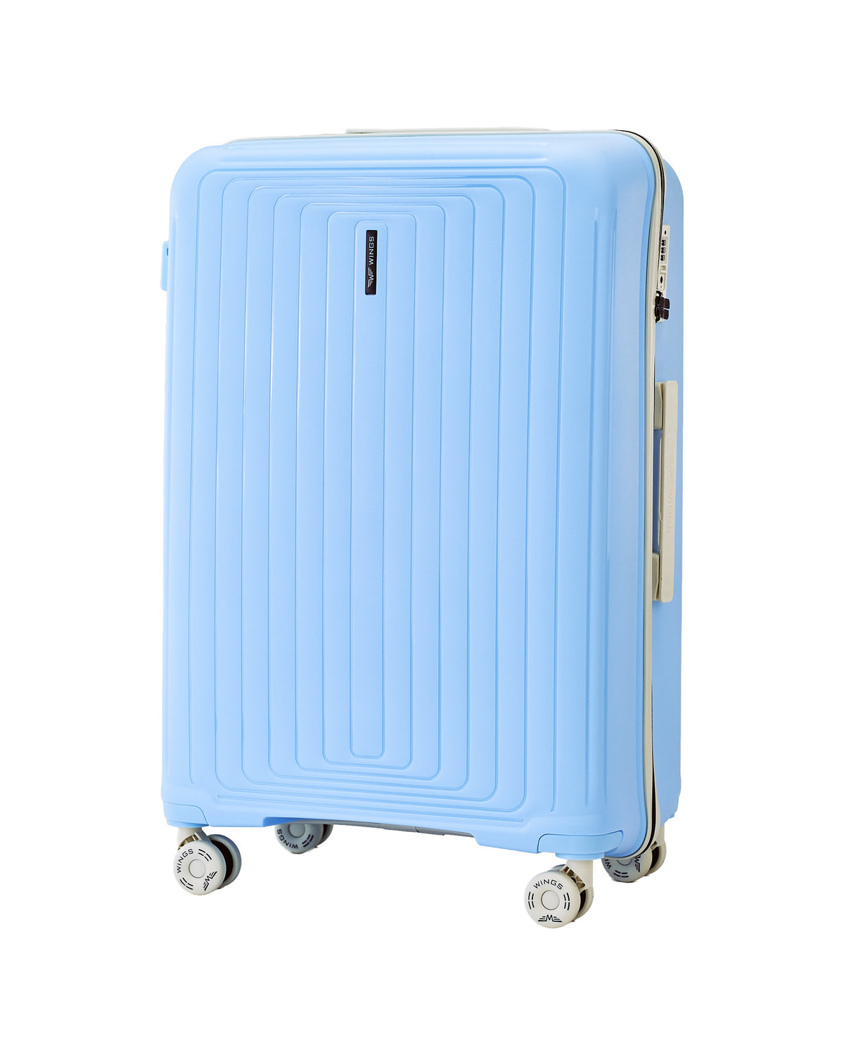 LARGE WINGS PUFFIN 28" SUITCASE LIGHT BLUE