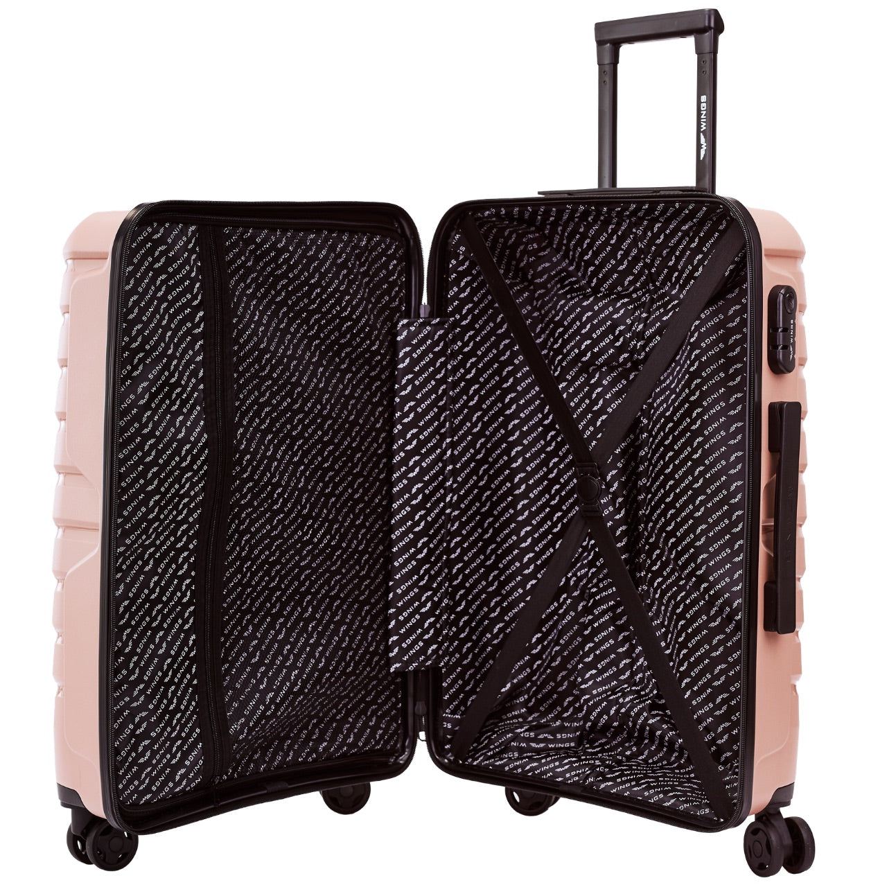 Cabin suitcase Wings PHOENIX 2.0 polypropylene 20" ROSE GOLD
