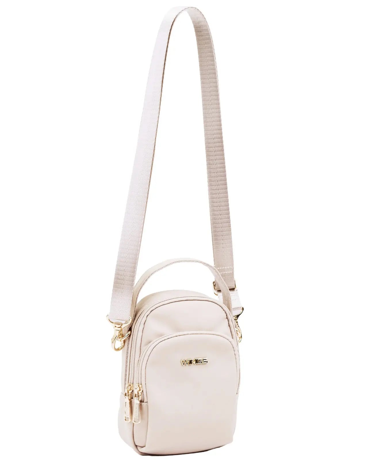 Mała torba crossbody ROSELLA BEIGE ROSELLA COLLECTION
