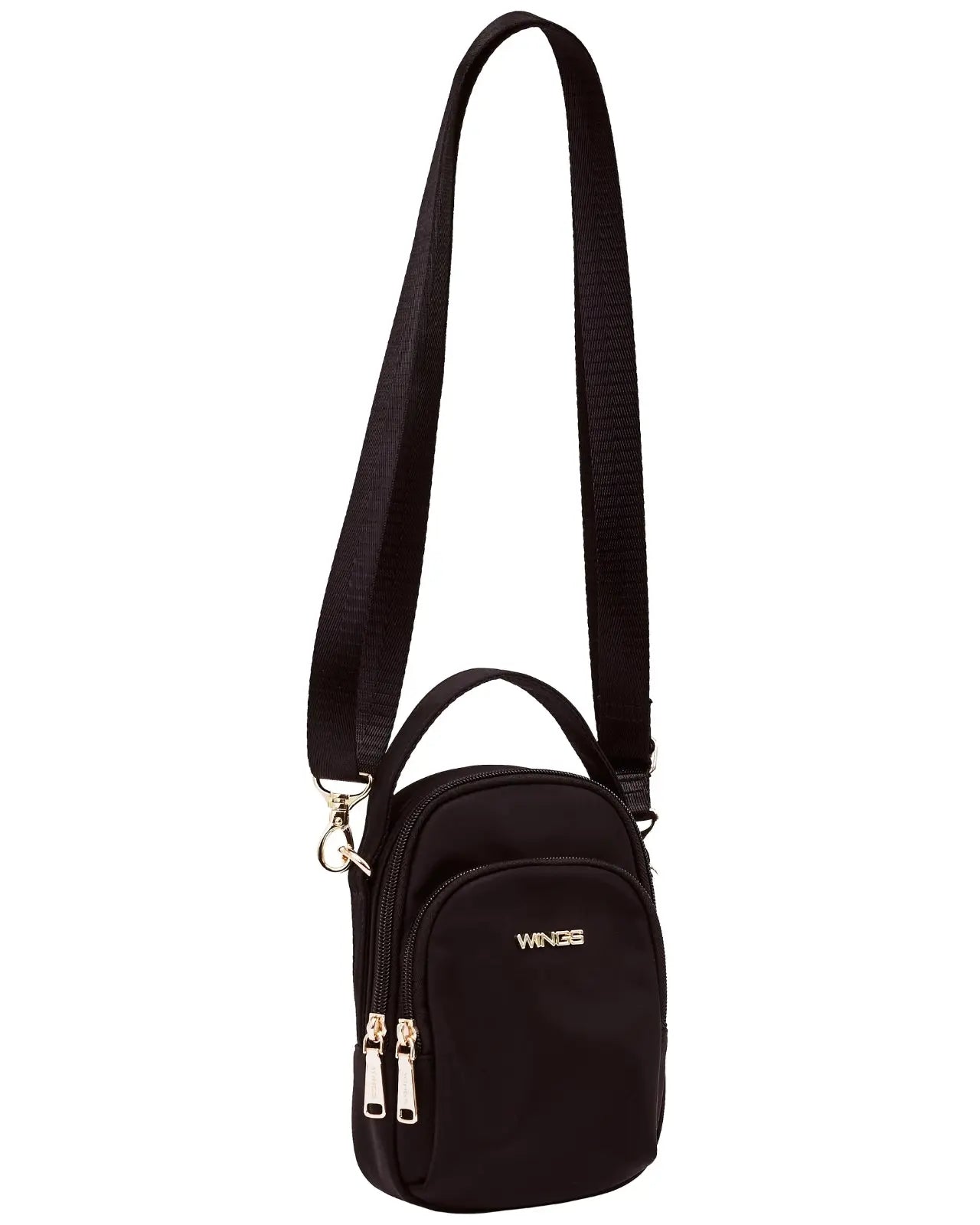 Mała torba crossbody ROSELLA BLACK ROSELLA COLLECTION