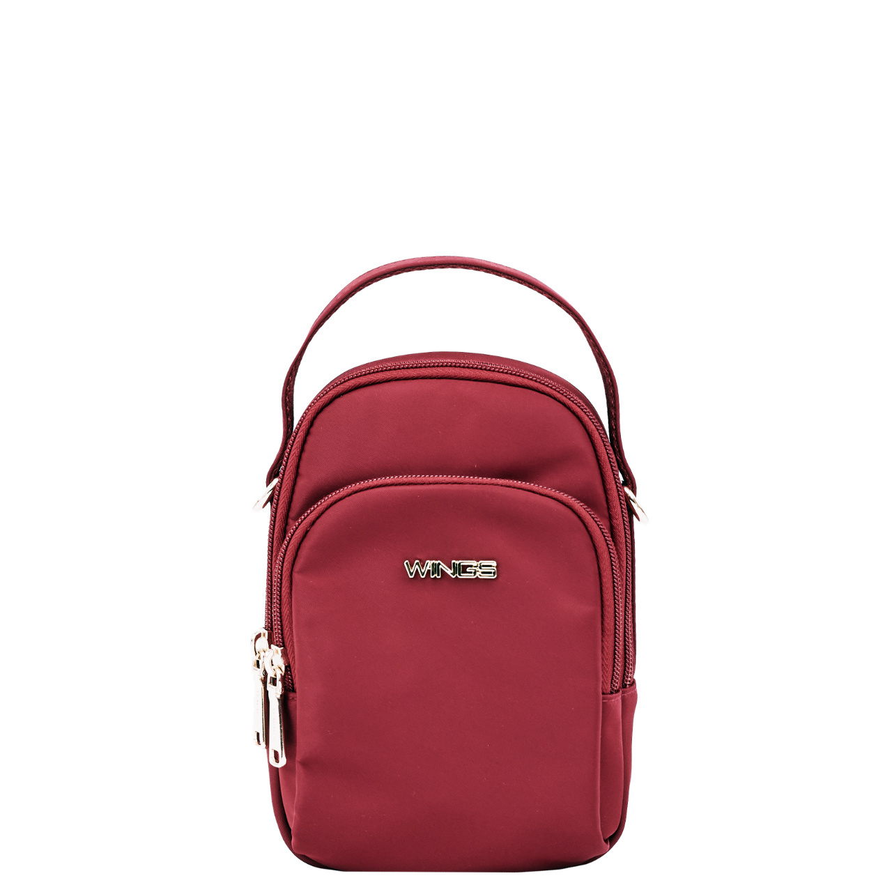 Mała torba crossbody ROSELLA DARK RED ROSELLA COLLECTION