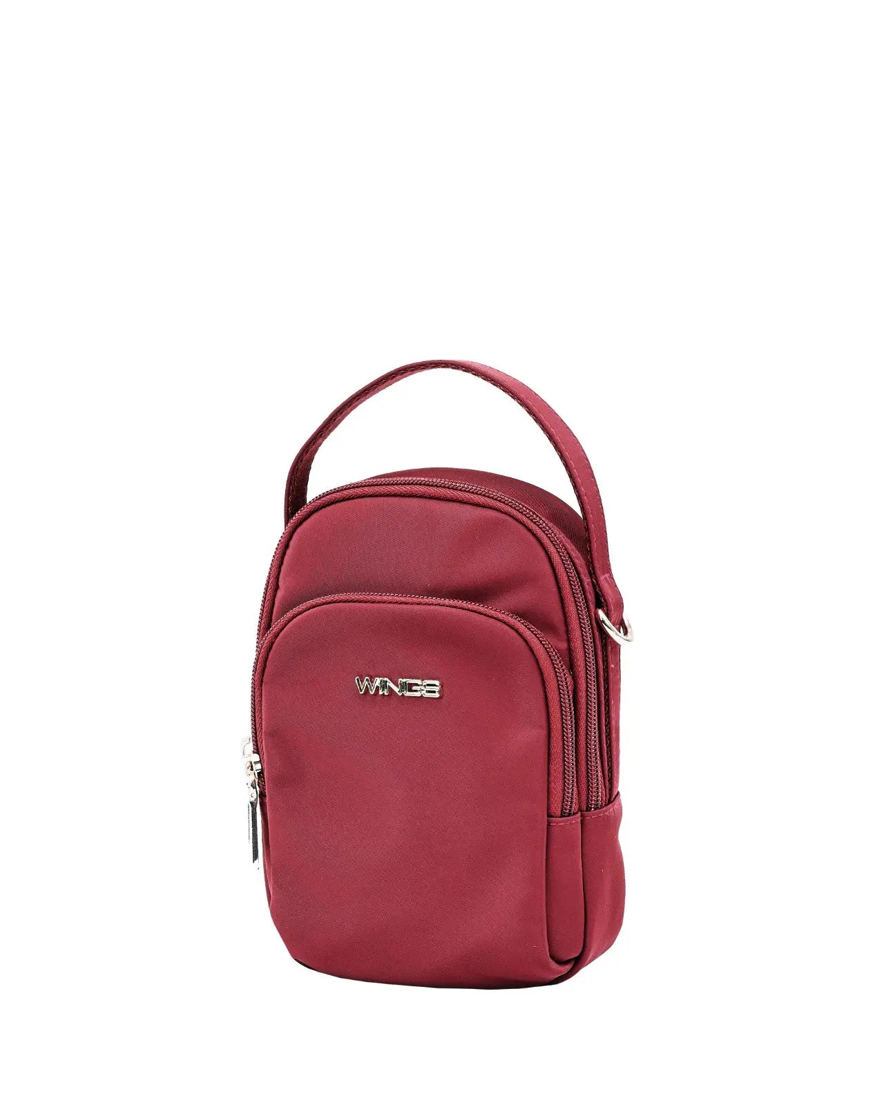 Mała torba crossbody ROSELLA DARK RED ROSELLA COLLECTION