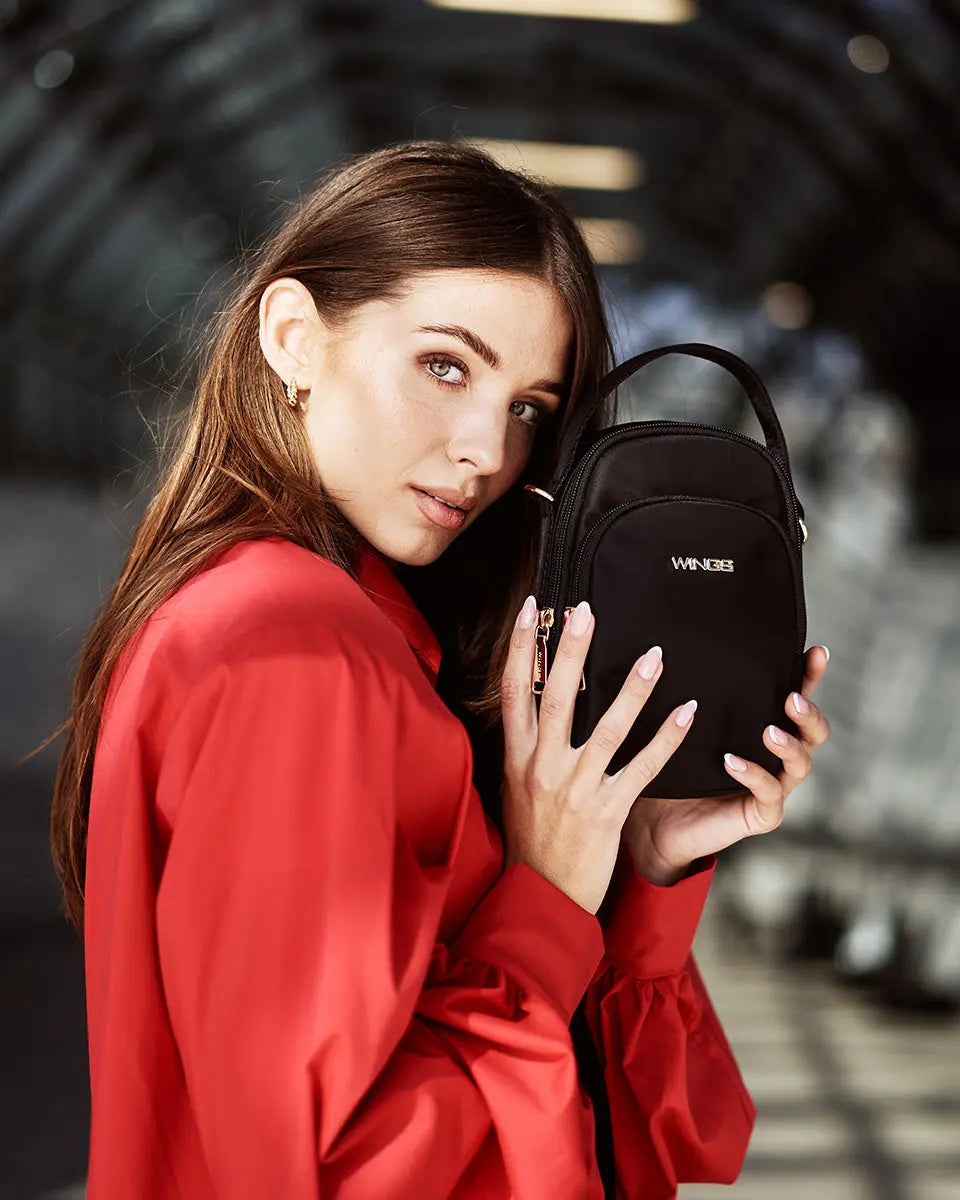 Mała torba crossbody ROSELLA BLACK ROSELLA COLLECTION