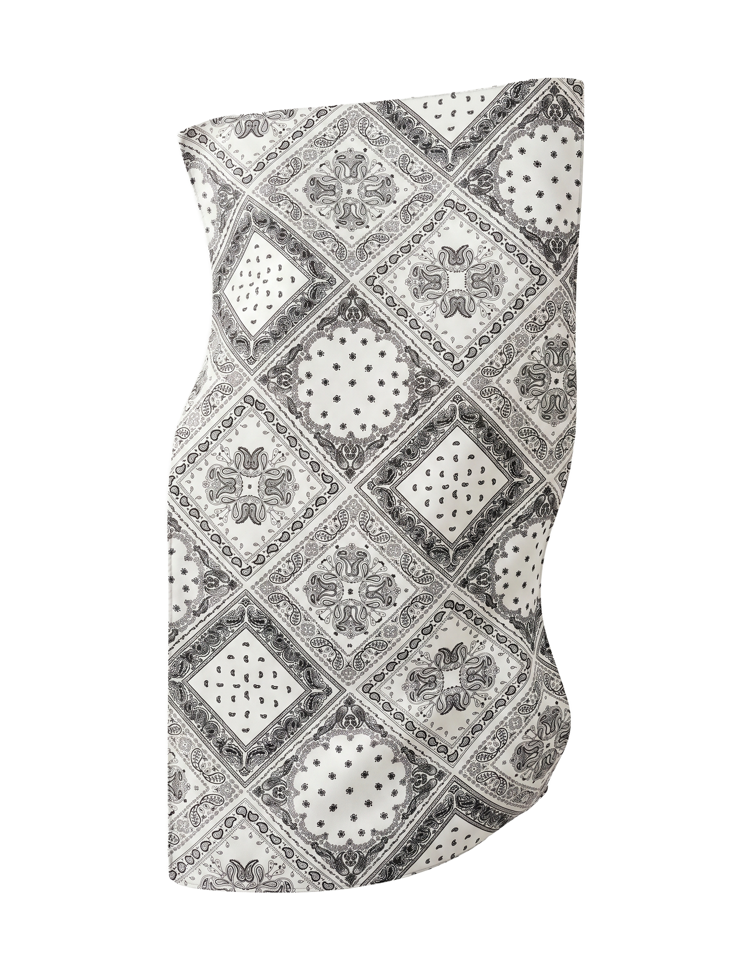 Dámský šátek WINGS 180x90 cm vzor paisley bandana
