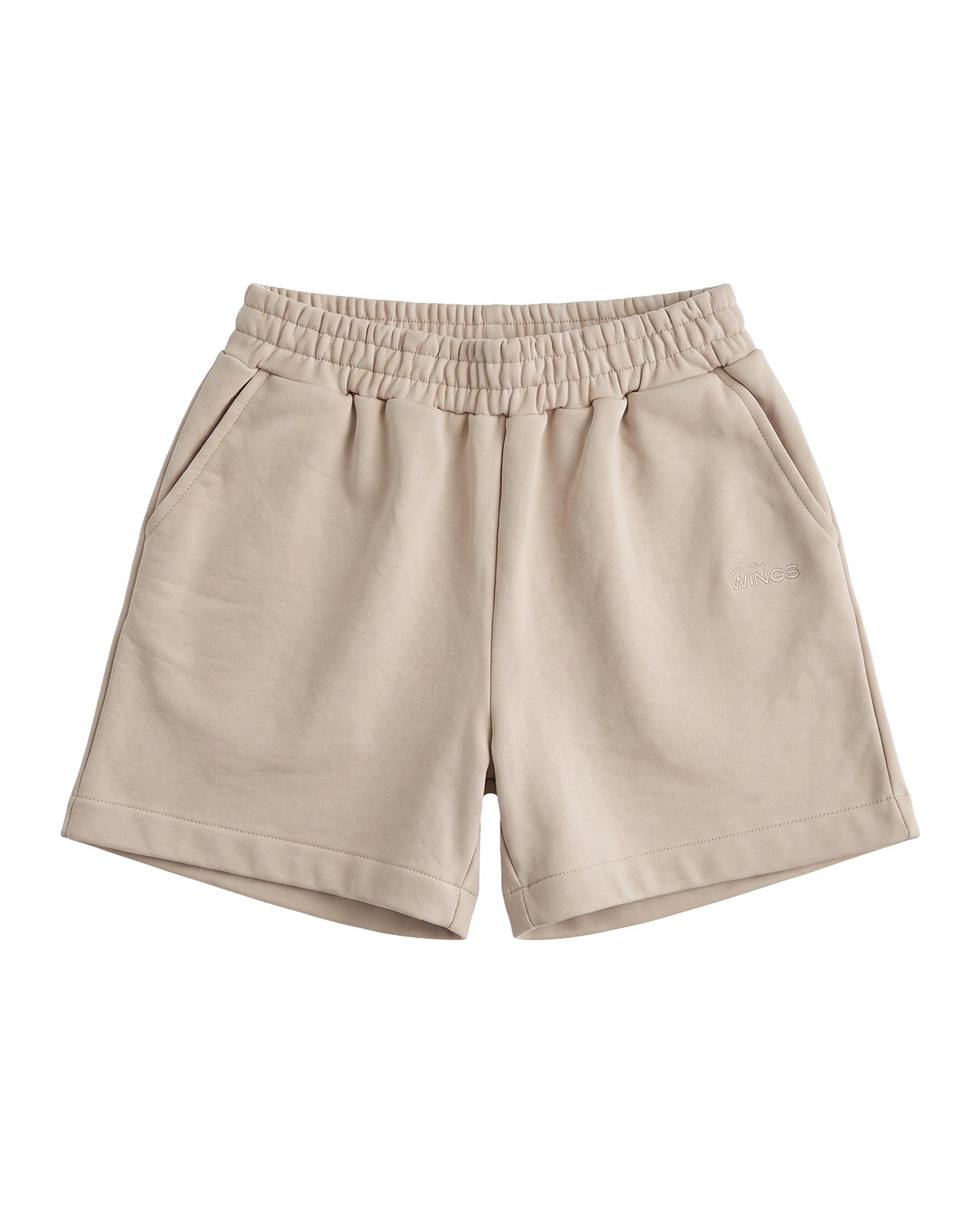 Women's sweat shorts UNLEASH WINGS BEIGE
