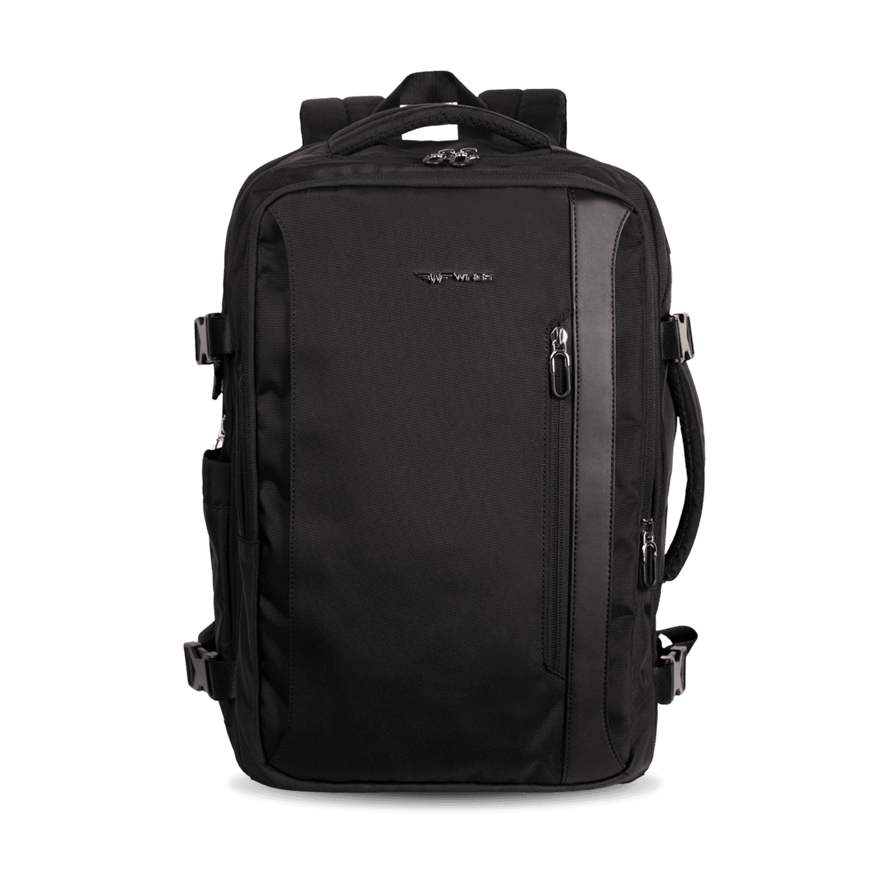 Многофункционална разширяема раница WINGS SKYLARK BLACK