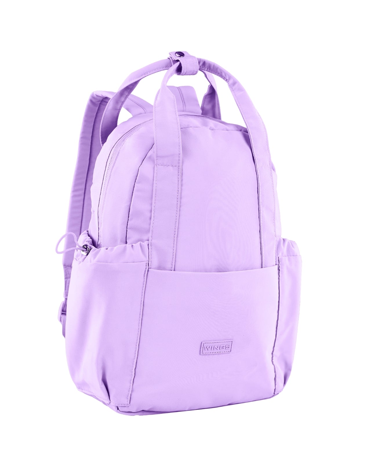 Malý městský batoh WINGS SOLENNE 12L s kapsou na 14palcový laptop, fialový