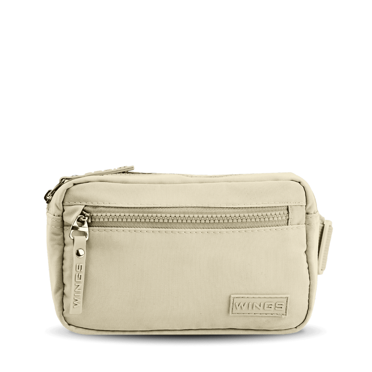 WINGS SOLENNE lightweight urban waist bag, BEIGE