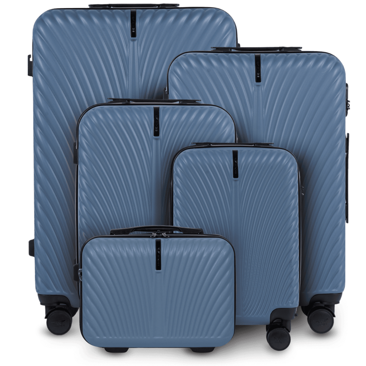 Komplet 5 WALIZEK Wings SWAN BLUE SWAN COLLECTION