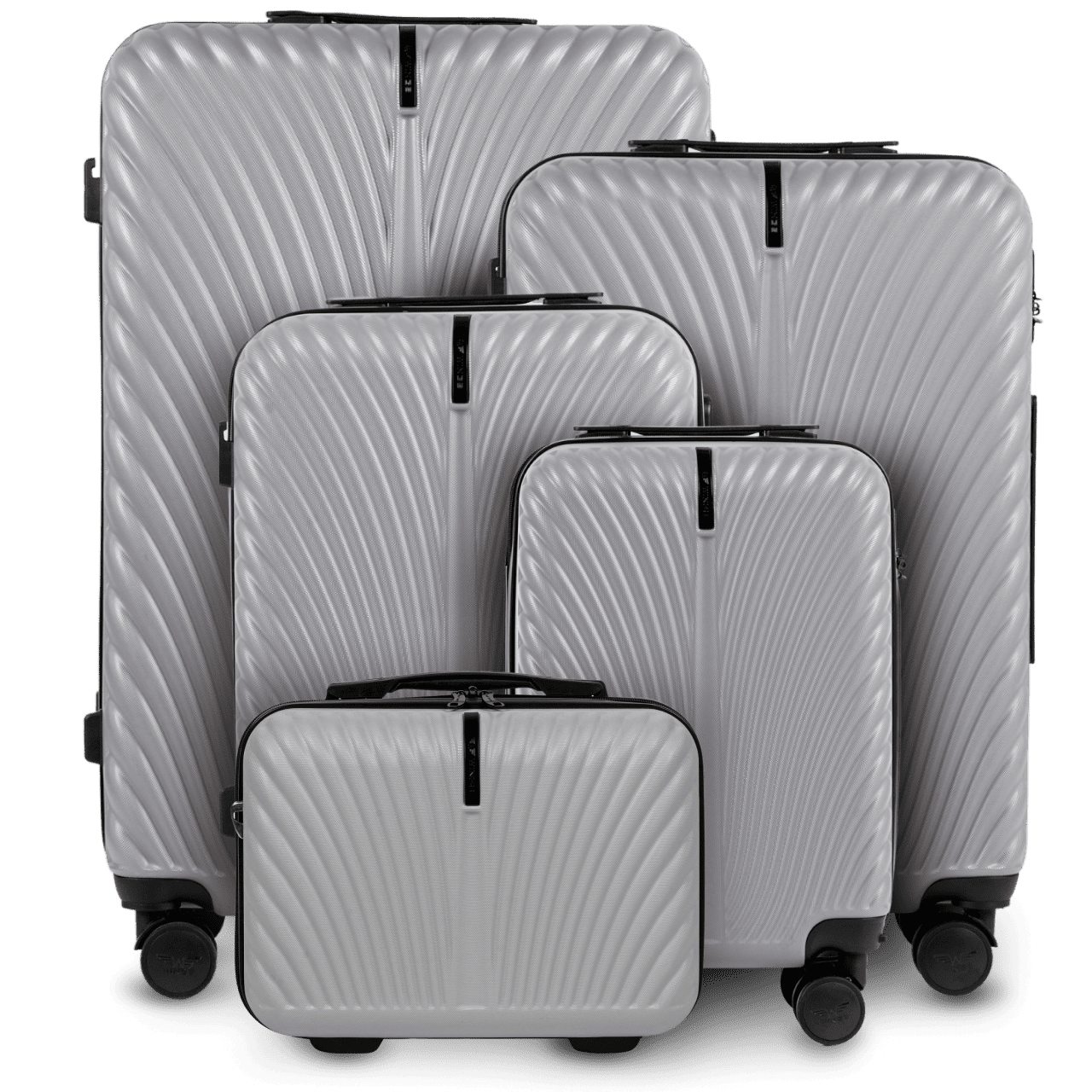 Komplet 5 WALIZEK Wings SWAN GREY SWAN COLLECTION