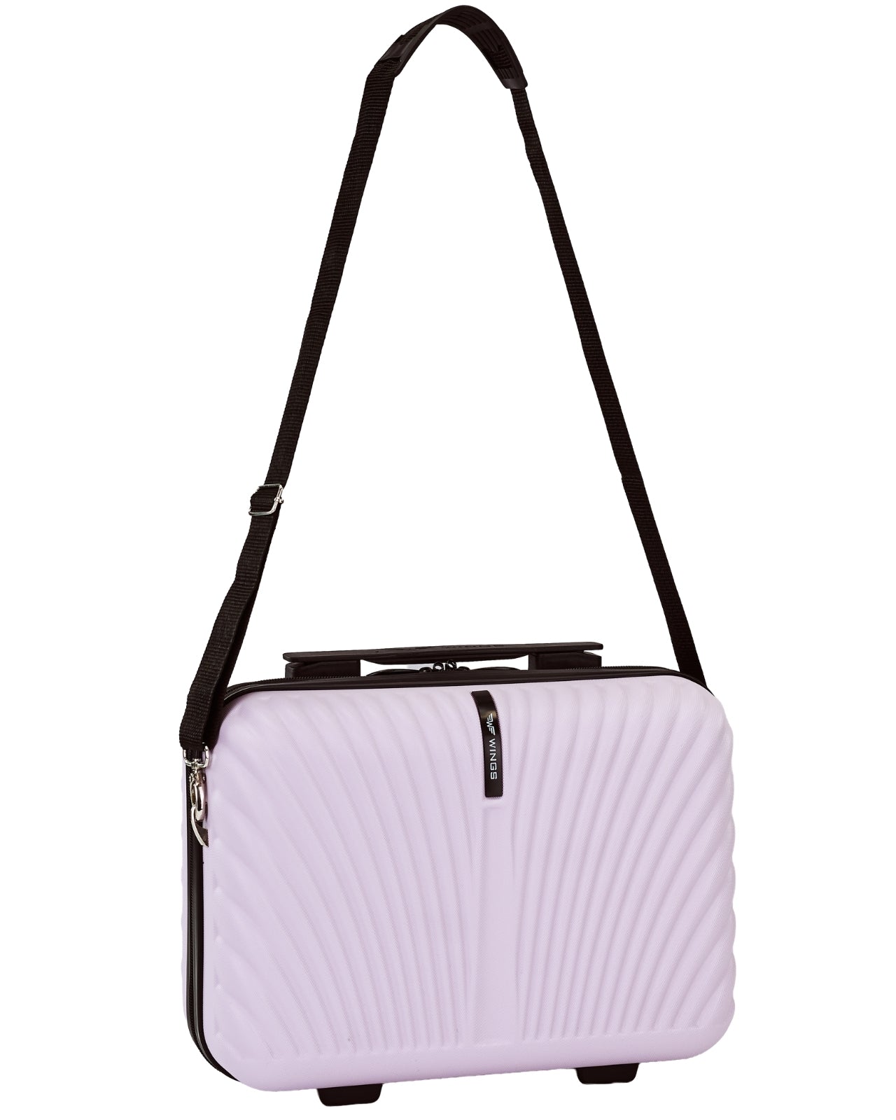 Komplekts ar 4 WINGS SWAN 2.0 vieglām koši violetām koferiem