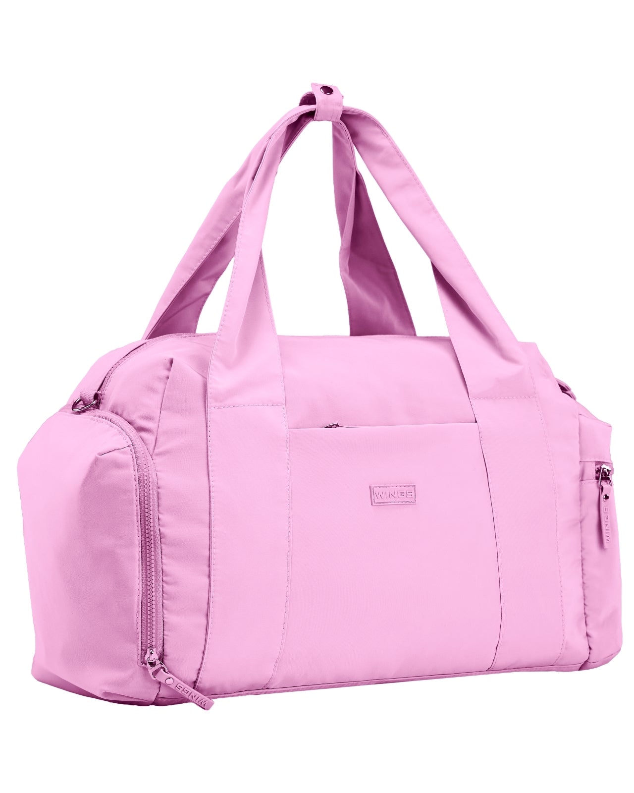 WINGS SOLENNE sports bag with shoe pocket and suitcase strap PINK