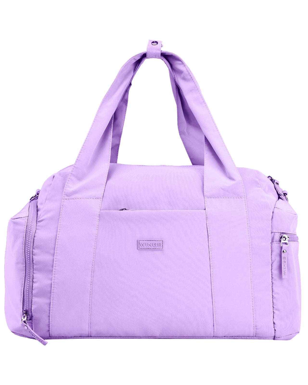 WINGS SOLENNE sports bag with shoe pocket and suitcase strap PURPLE