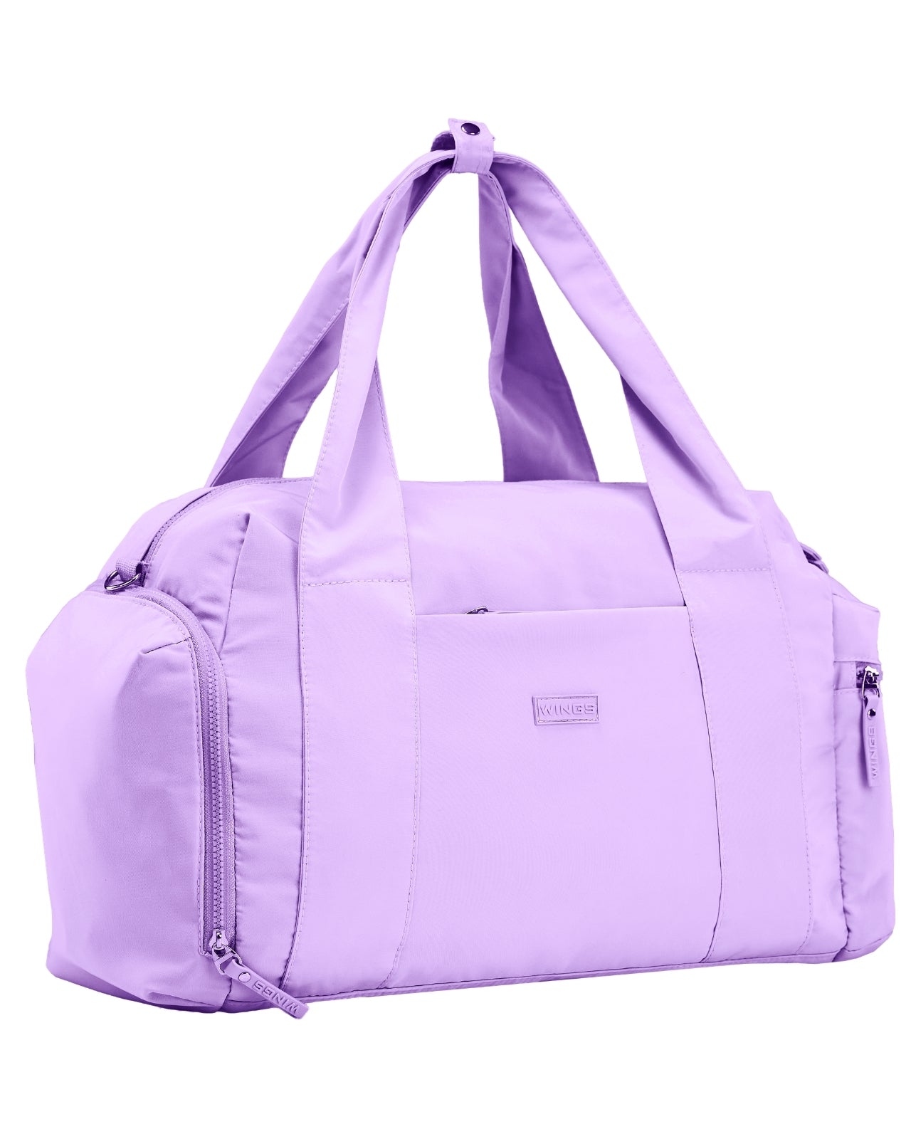 WINGS SOLENNE sports bag with shoe pocket and suitcase strap PURPLE