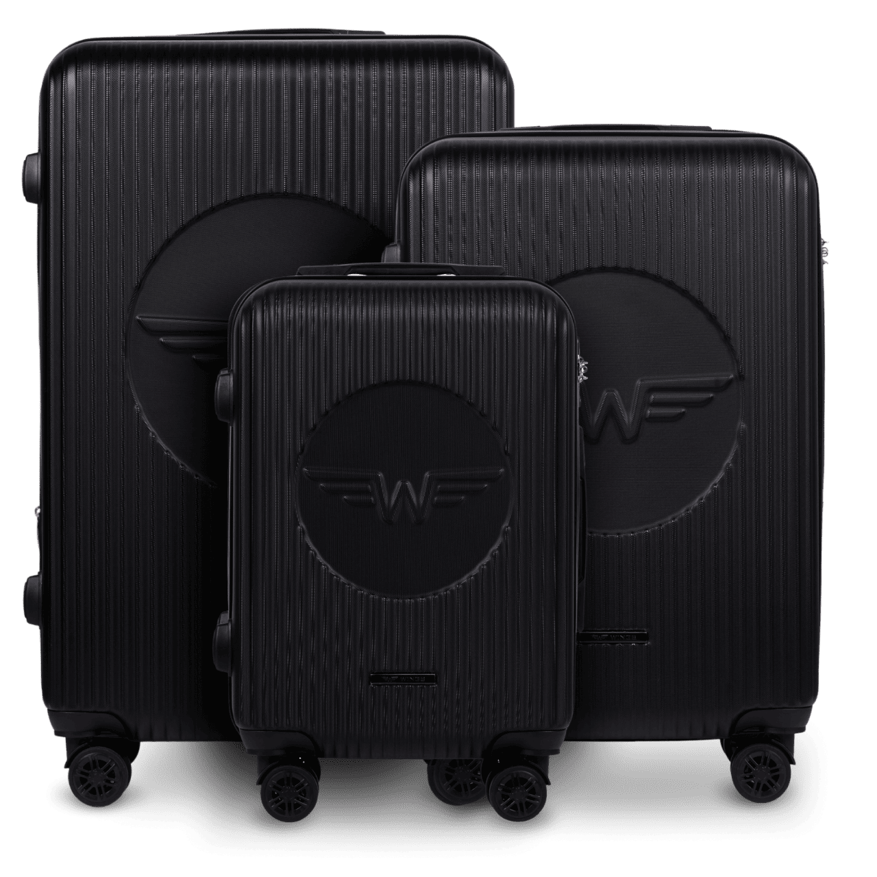 Zestaw 3 Walizek Wings Swallow 3.0 BLACK SWALLOW COLLECTION