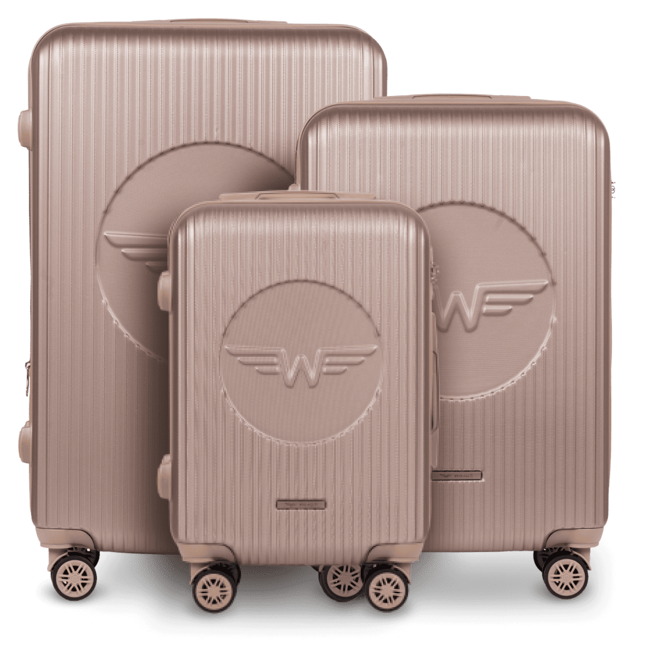 Zestaw 3 Walizek Wings Swallow 3.0 CHAMPAGNE SWALLOW COLLECTION