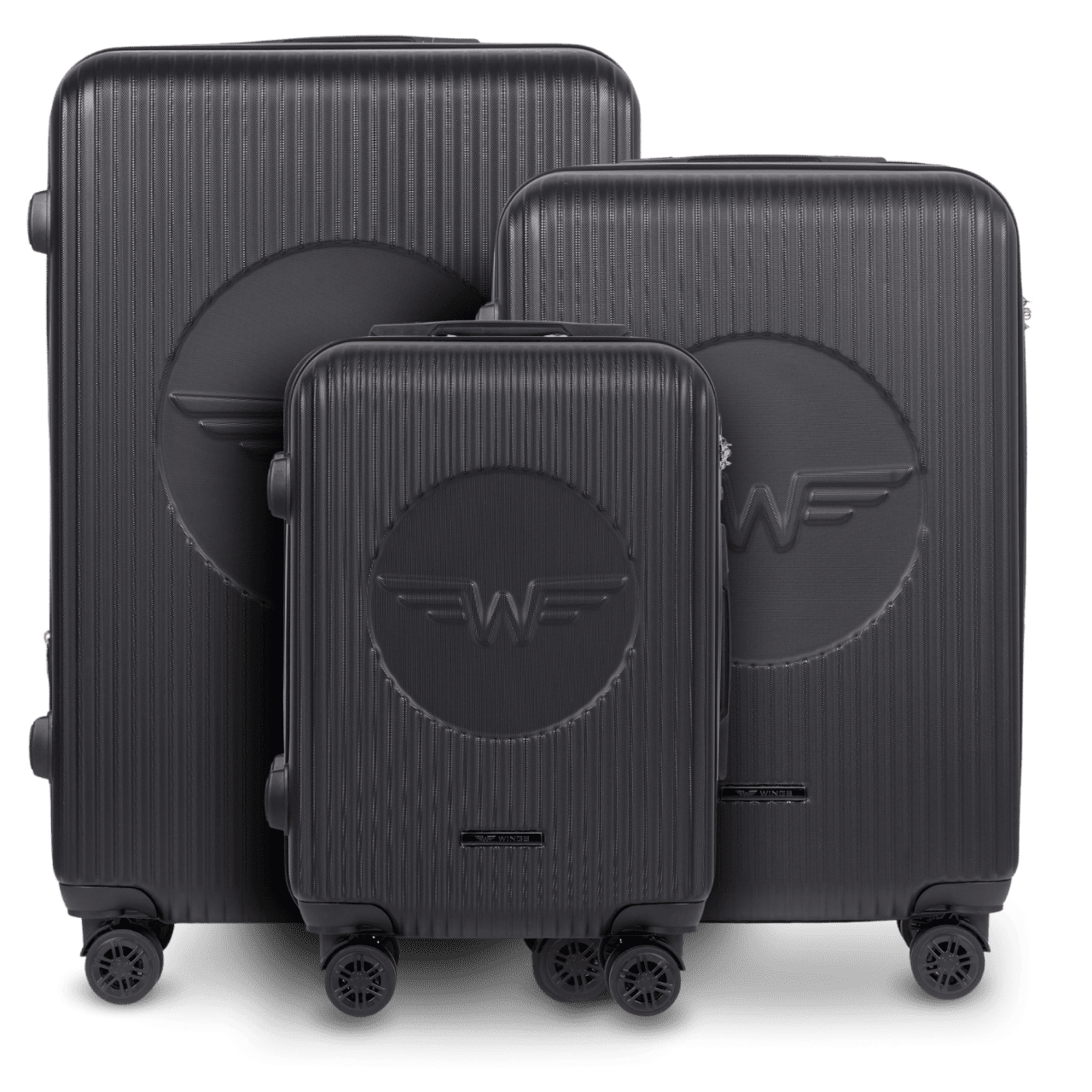 Zestaw 3 Walizek Wings Swallow 3.0 DARK GREY SWALLOW COLLECTION