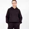 Naisten oversize-huppari UNLEASH WINGS MUSTA