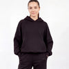 Naisten oversize-huppari UNLEASH WINGS MUSTA