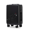 Кабинен куфар Wings ABS+ 20" персонализиран BLACK TRAVEL