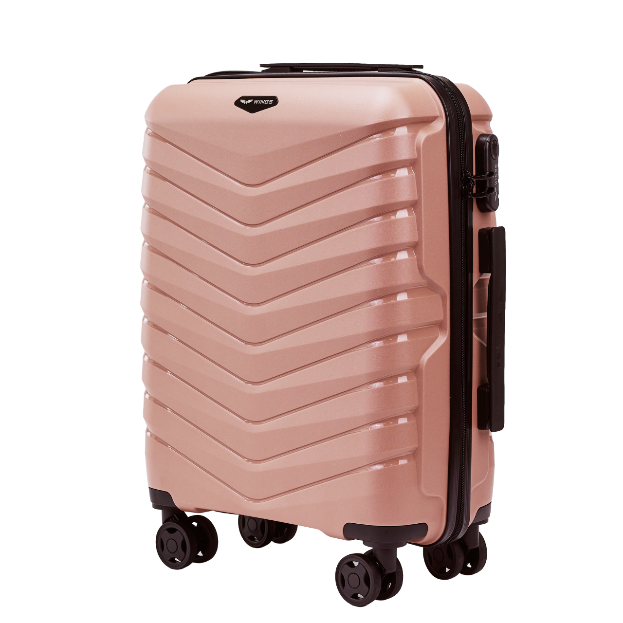 Walizka kabinowa Wings PHOENIX 2.0 polipropylen 20" ROSE GOLD PHOENIX COLLECTION
