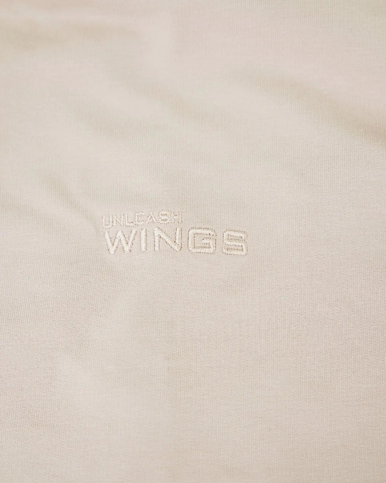 Koszulka damska oversize BEIGE WINGS UNLEASH