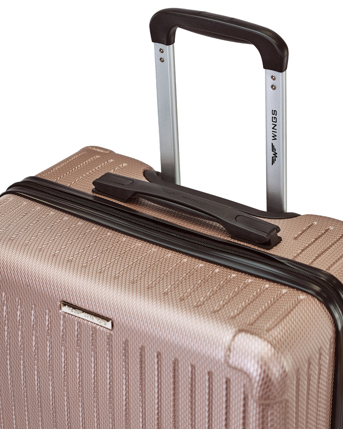 3 kohvri komplekt WINGS WHIMBREL roosa kuld