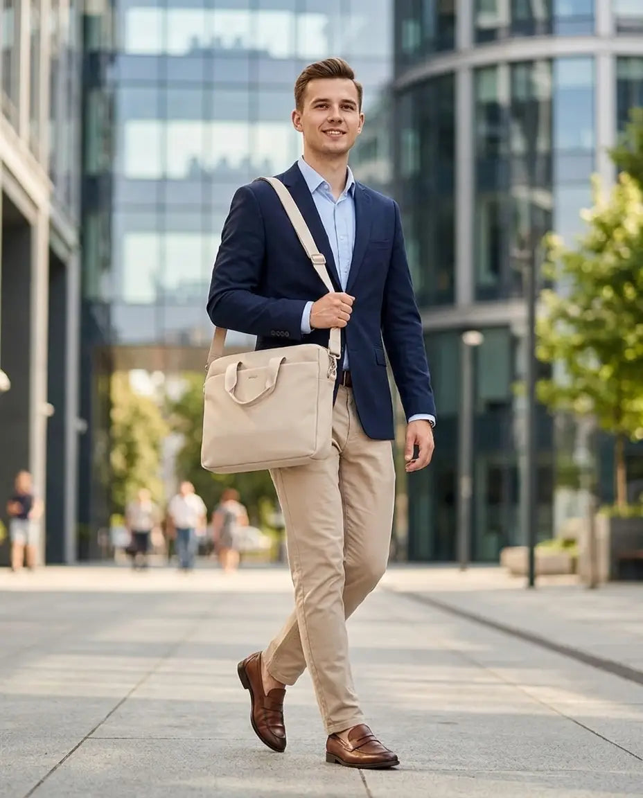 WINGS WILLOW 15.6-inch Laptop Bag BEIGE