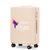 Μεσαία βαλίτσα Wings PERSONALIZED ABS+ 24" DIRTY WHITE